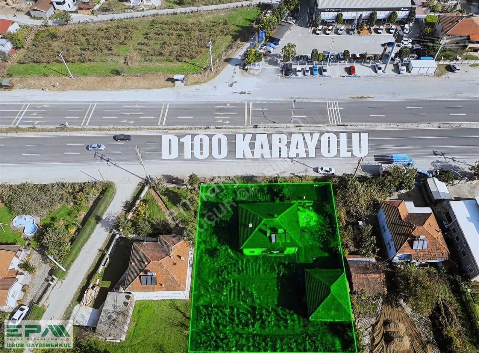 Epa Uğur'dan D100 Karayoluna Cephe 1558 M² Ticari İmarlı Arsa