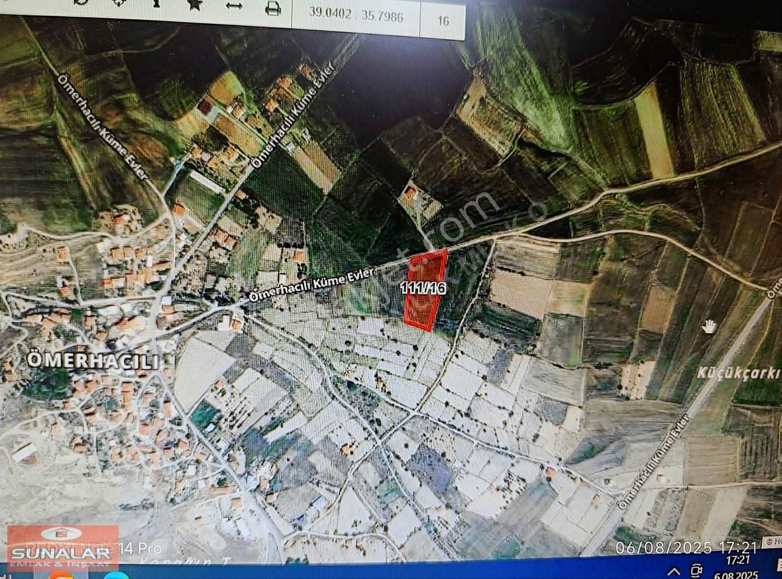 Sarıoğlan Ömerhacılıda Satılık Arsa Tarla
