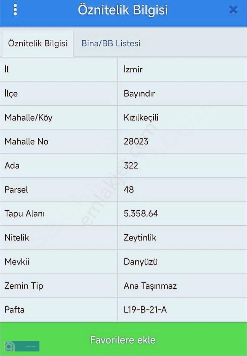 İzmir Bayındır Keçili'de 5400 M2 Zeytinlik - Görsel 3
