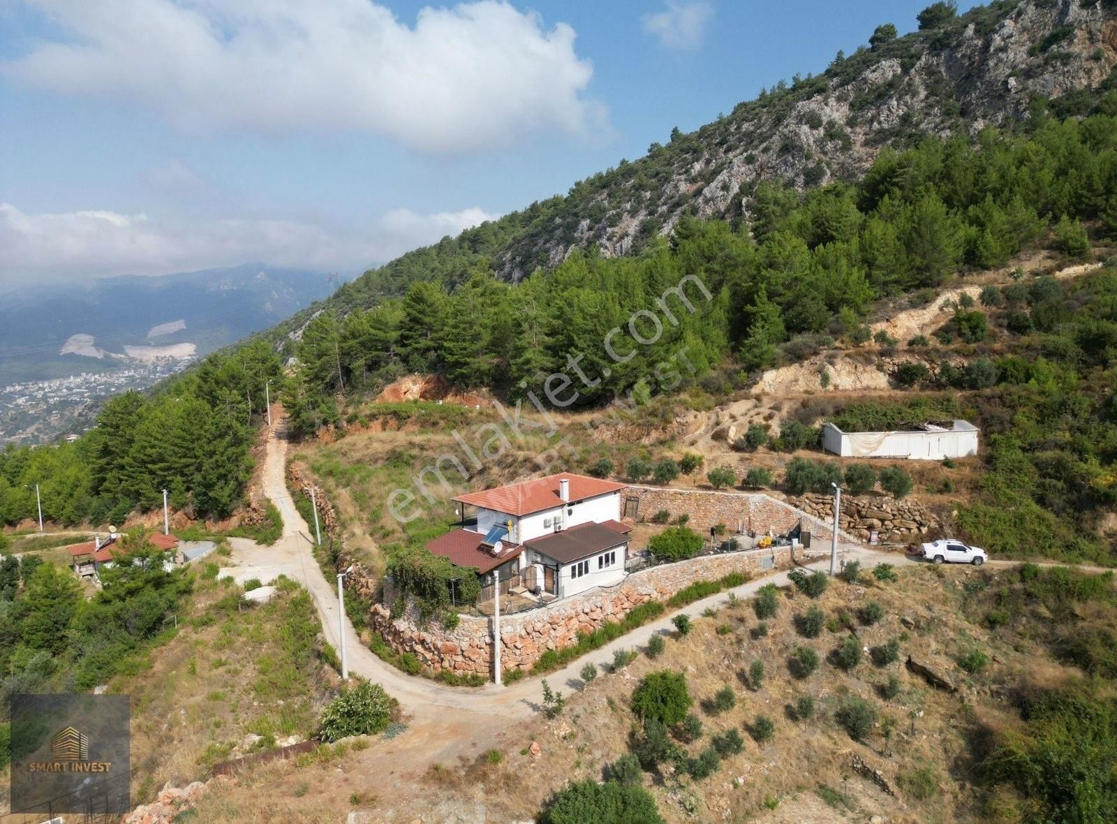 Alanya Kızılcaşehirde Kale Deniz Manzaralı 3+1 Villa - Görsel 7