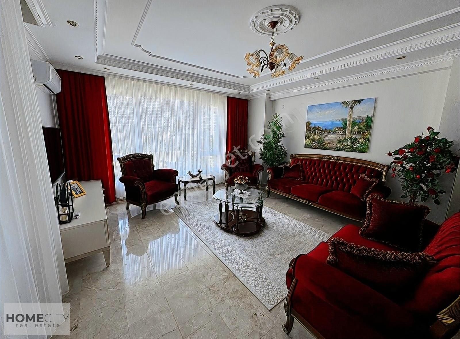 Alanya Mahmutlar 2+1 140m2 Havuz Asansör Barbekü Güvenlik Sauna - Görsel 6