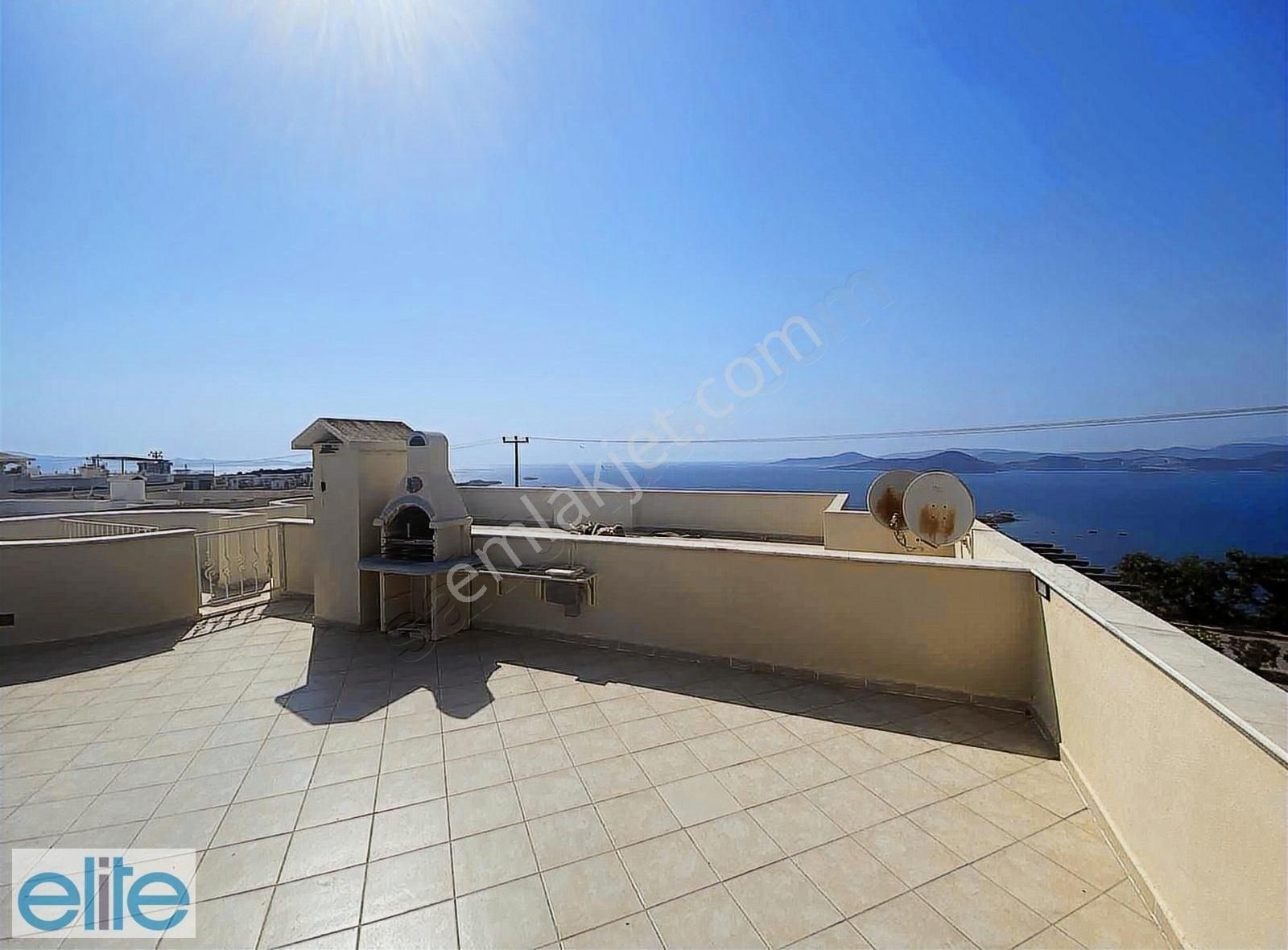 Muğla Bodrum Milas Boğaziçi Adabükü Deniz Manzaralı Köşe Daire - Görsel 18