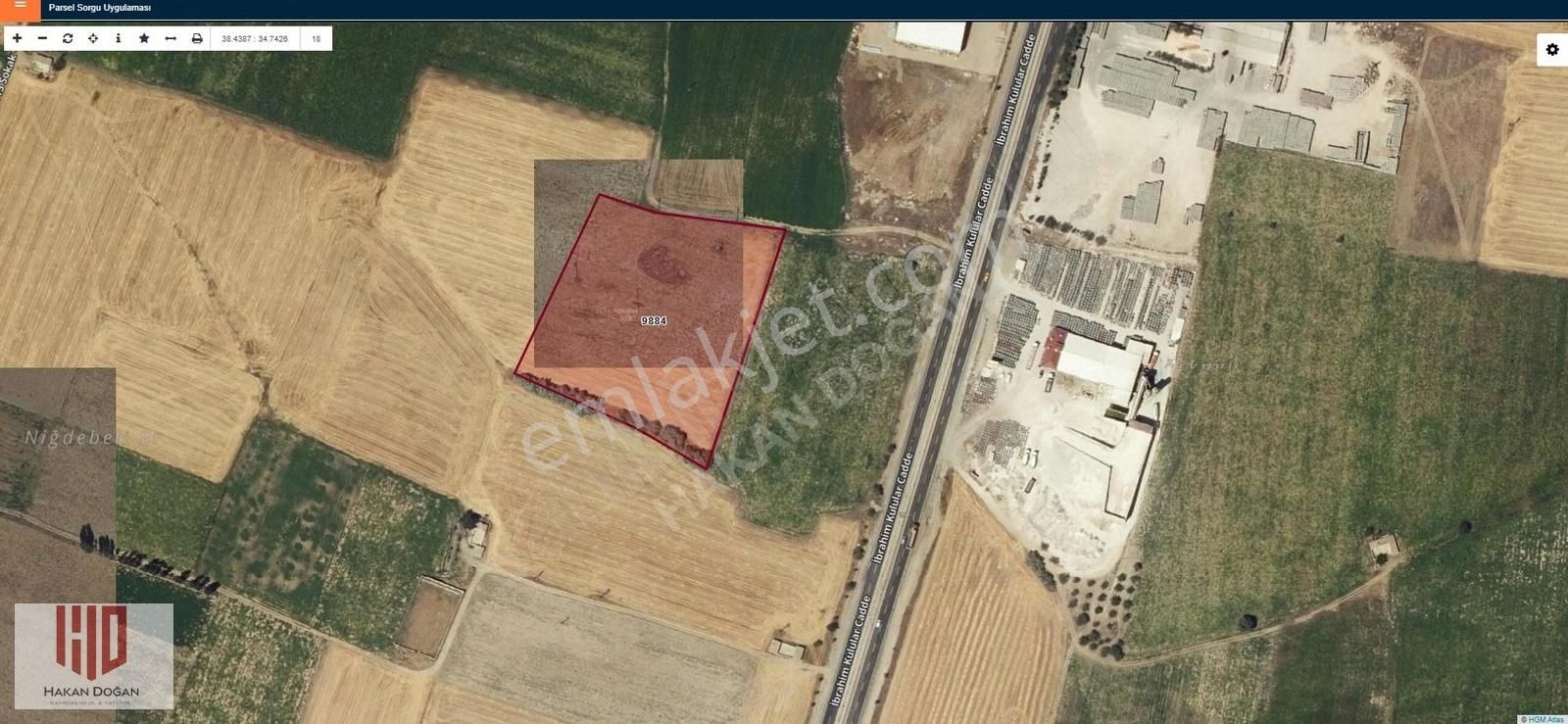 Nevşehir Kaymaklıda 14.100 M2 Tek Tapulu Satılık Tarla