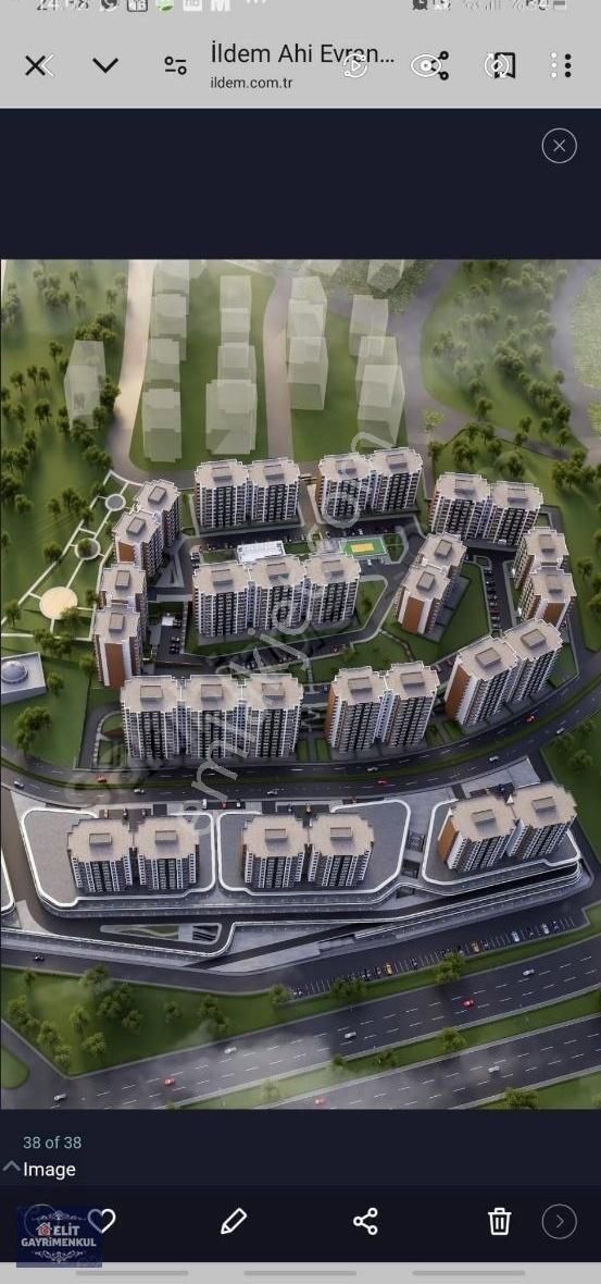 Kurası Çekilmiş Ahi Evran 3+1 Sivas Caddesine Sıfır