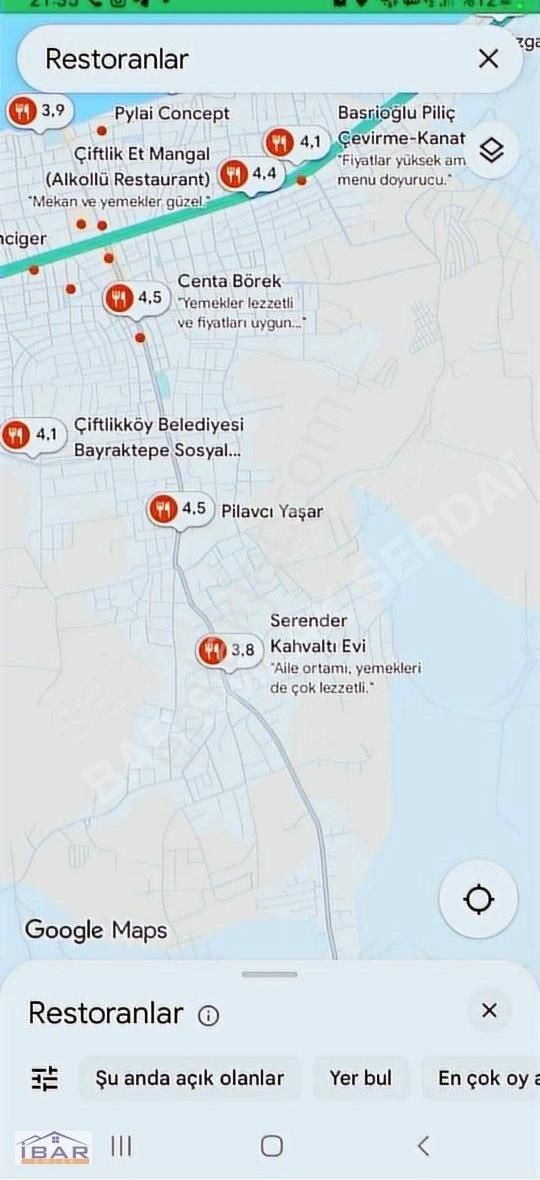 İbar Emlaktan Yalova Çiftlikköyde Satılık İmarlı Arsa