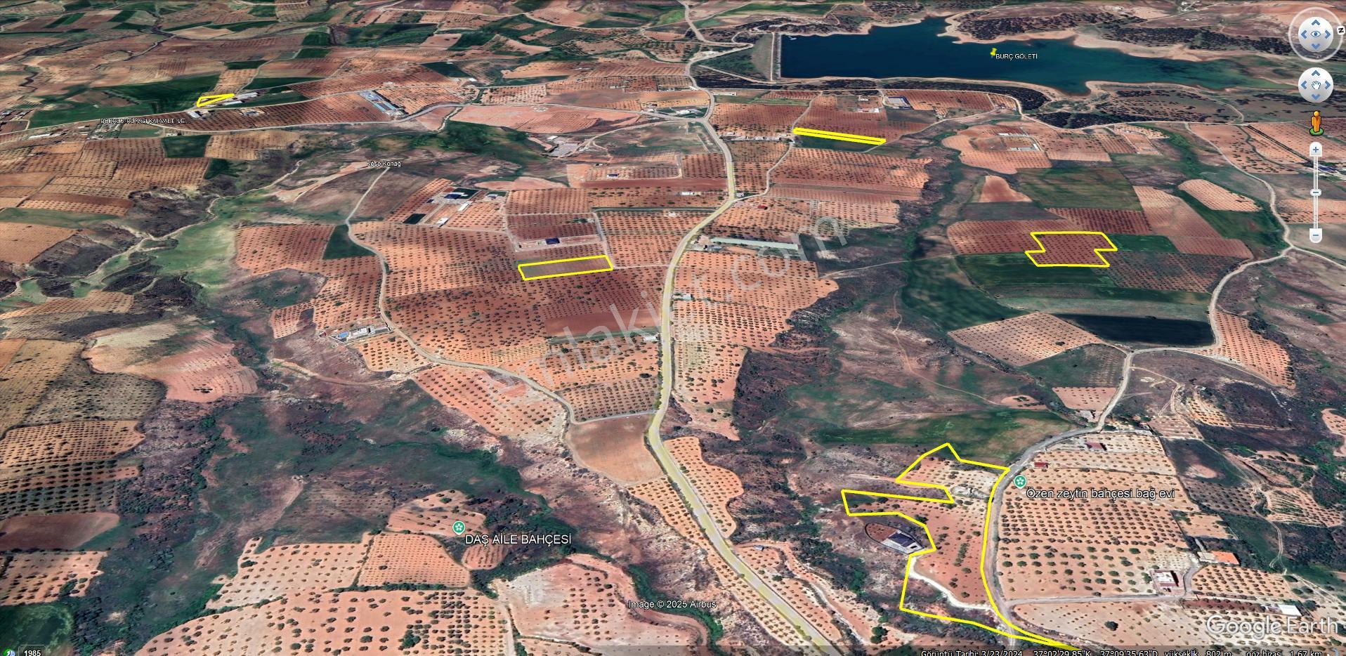 Mesken Emlak Budakta Ful Gölet Manzralı 214 Metre Rsmi Yol Cephe - Görsel 17