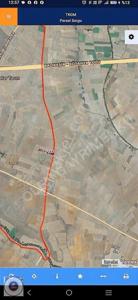 Kütahya Merkez Kızılcaya Köyünde Satılık Tarla - Görsel 3