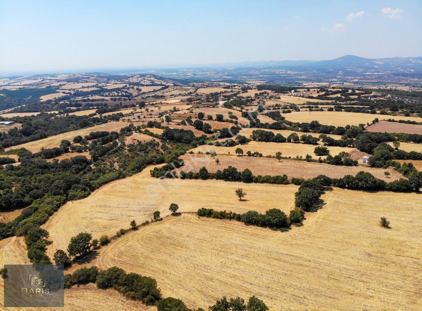 Çanakkale Bayramiç Bıyıklı Köyünde Satılık Tarla