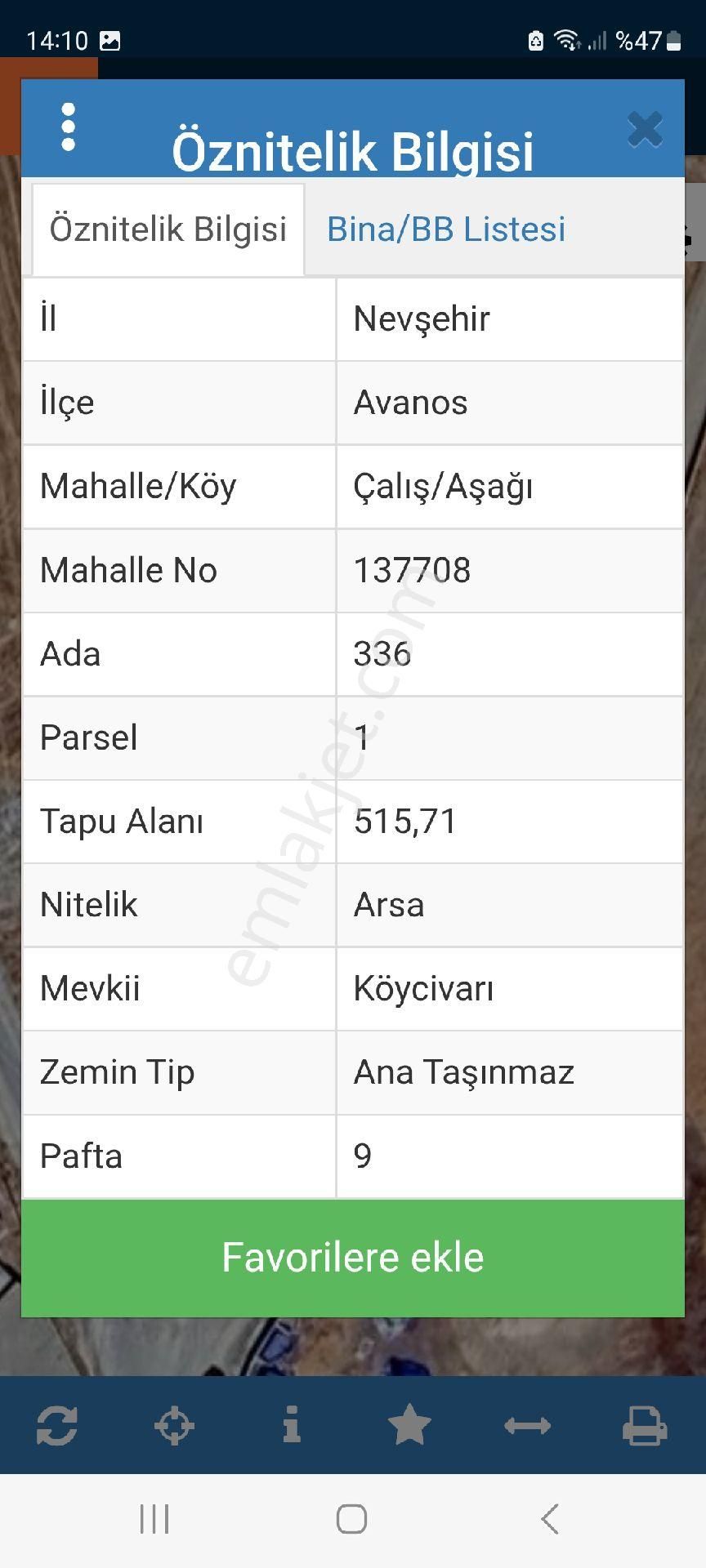 Nevşehir Avanos Satılık Arsa