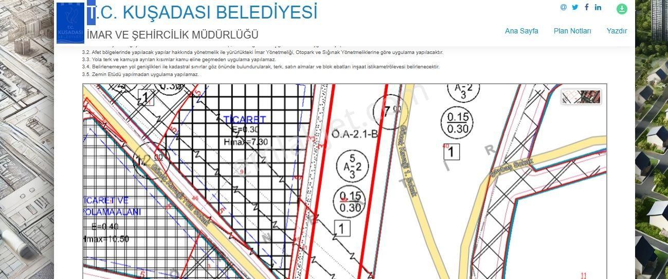Satılık Kuşadası'nda 369m² İmarlı Arsa - Görsel 10