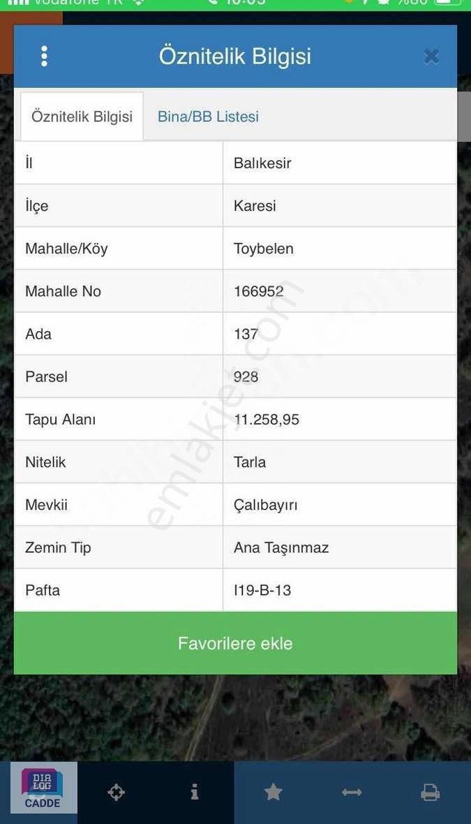 Balıkesir Karesi Toybelen'de Satılık Fırsat Arsa !!!
