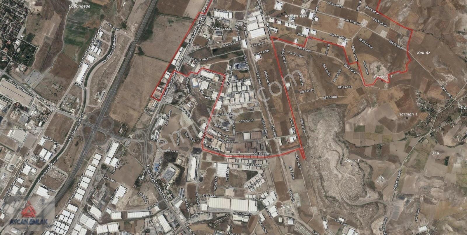 Aycan'dan Kahramankazan Orhaniye Satılık 5000m² Tek Tapu Arsa