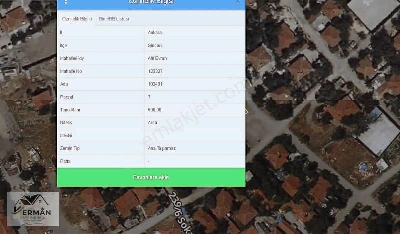 Kerman'dan Sincan Ahievran Mah. Sanayi İmarlı Tek Tapu 500 M2 - Görsel 3