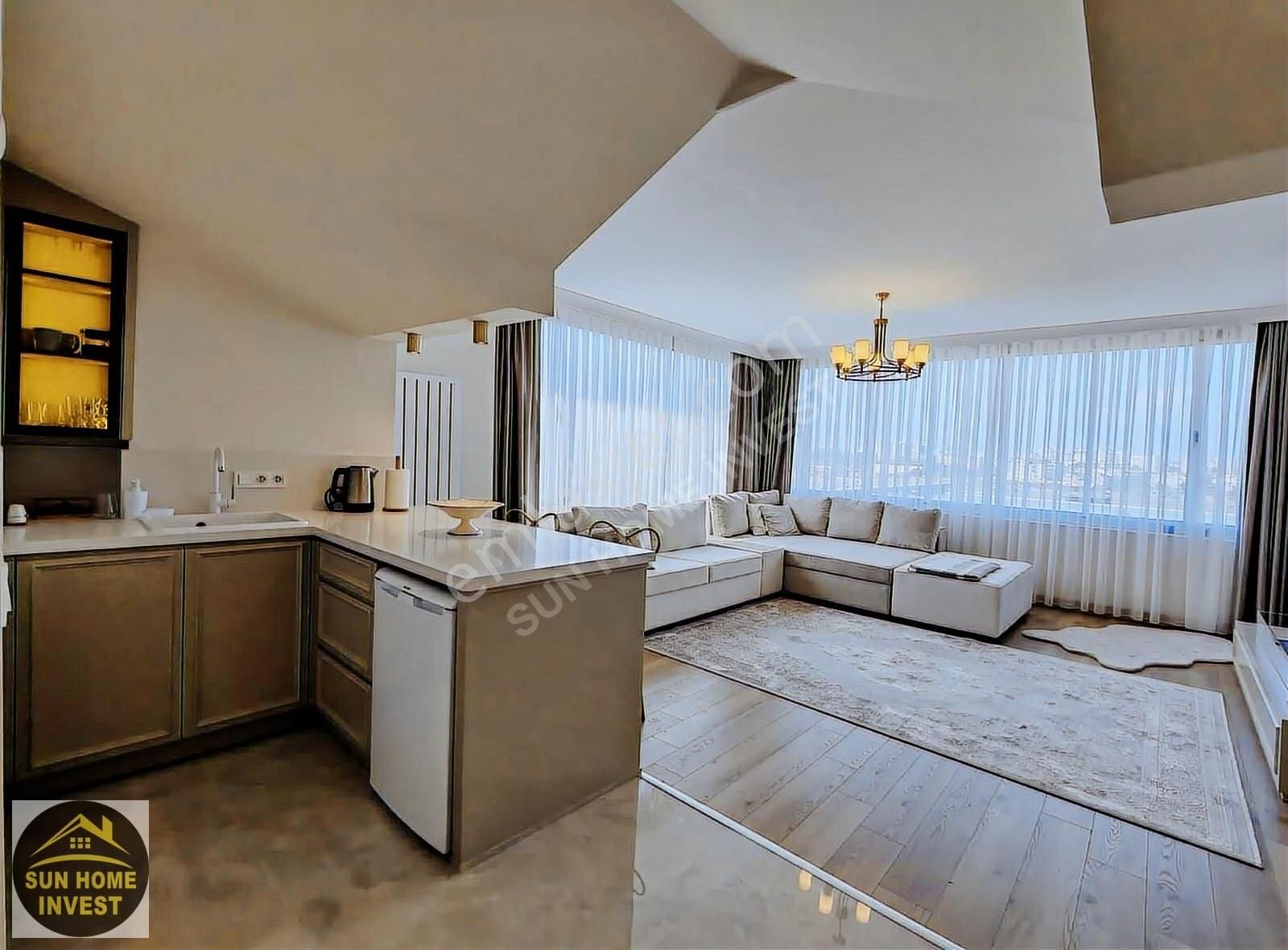 Önü Açık Sıfır Lüks Eşyalı 3+1 Duplex Denize 200m - Görsel 3