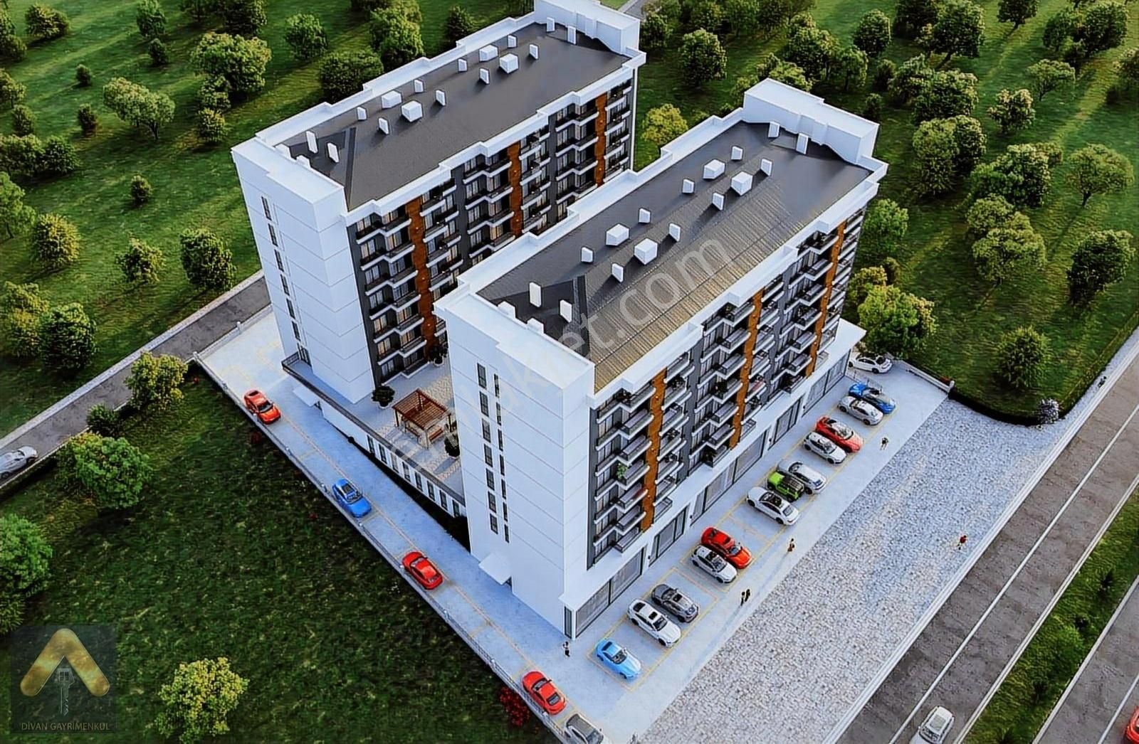 Divan Gayrimenkul Cumhuriyet Mah.suite165'te 55m2 1+1 Topraktan!