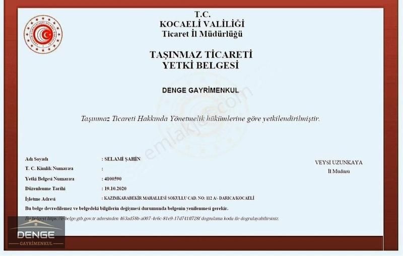 Kandıra Karlı Köyünde Satılık Tarla