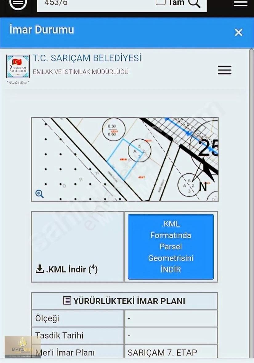 Boynuyoğun'da 336 M² İnşaata Açık, Tek Tapu, Güney Cephe Arsa