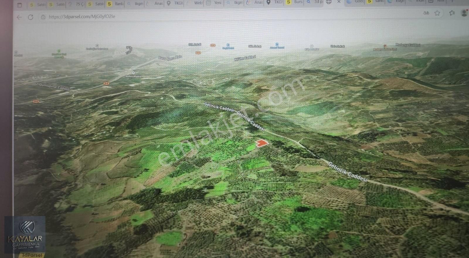 Gündoğduda Manzaralı Değerli Yatırımlık Tek Tapu Arazi - Görsel 13