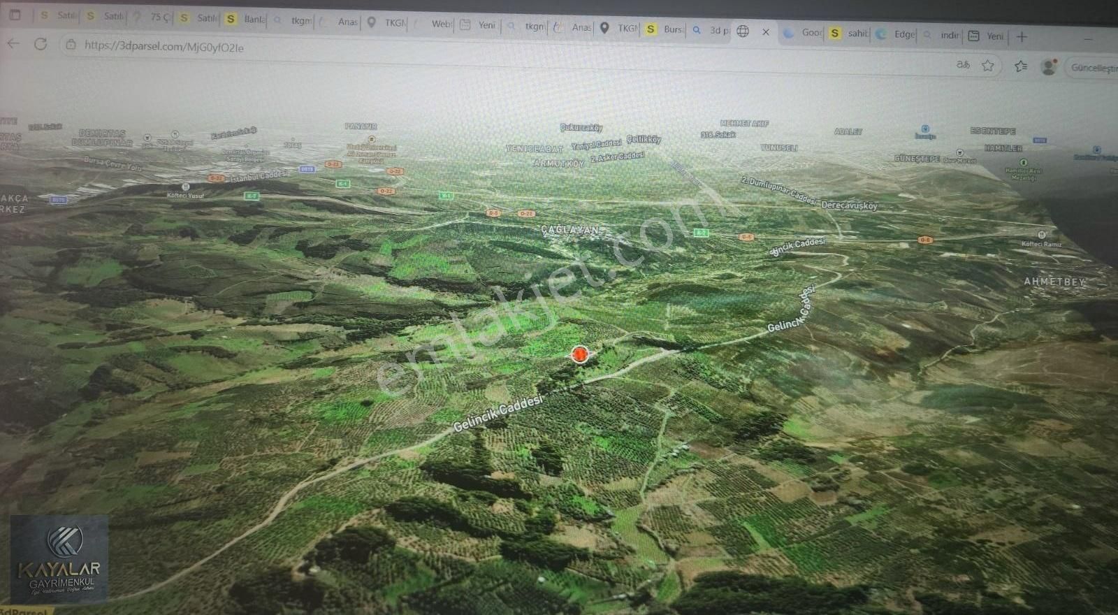 Gündoğduda Manzaralı Değerli Yatırımlık Tek Tapu Arazi - Görsel 17