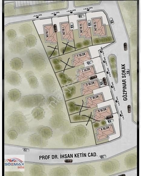 Erciyes Bulvarı Botanik Çiçek Arkası Site İçi Satılık 5+1 Villa