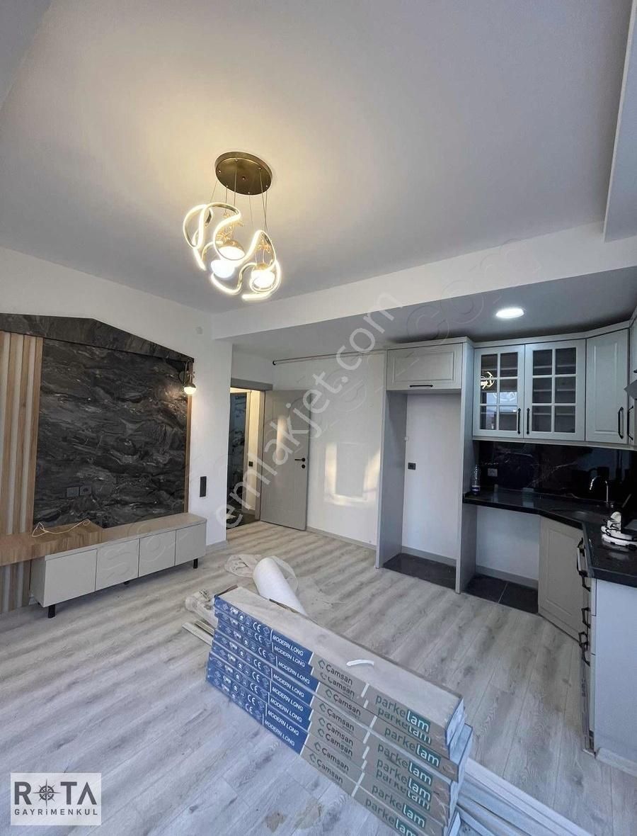 Ayvacık Sıfır 2+1 Bahçeli Yerden Isıtmalı Kiralık Daire-rota