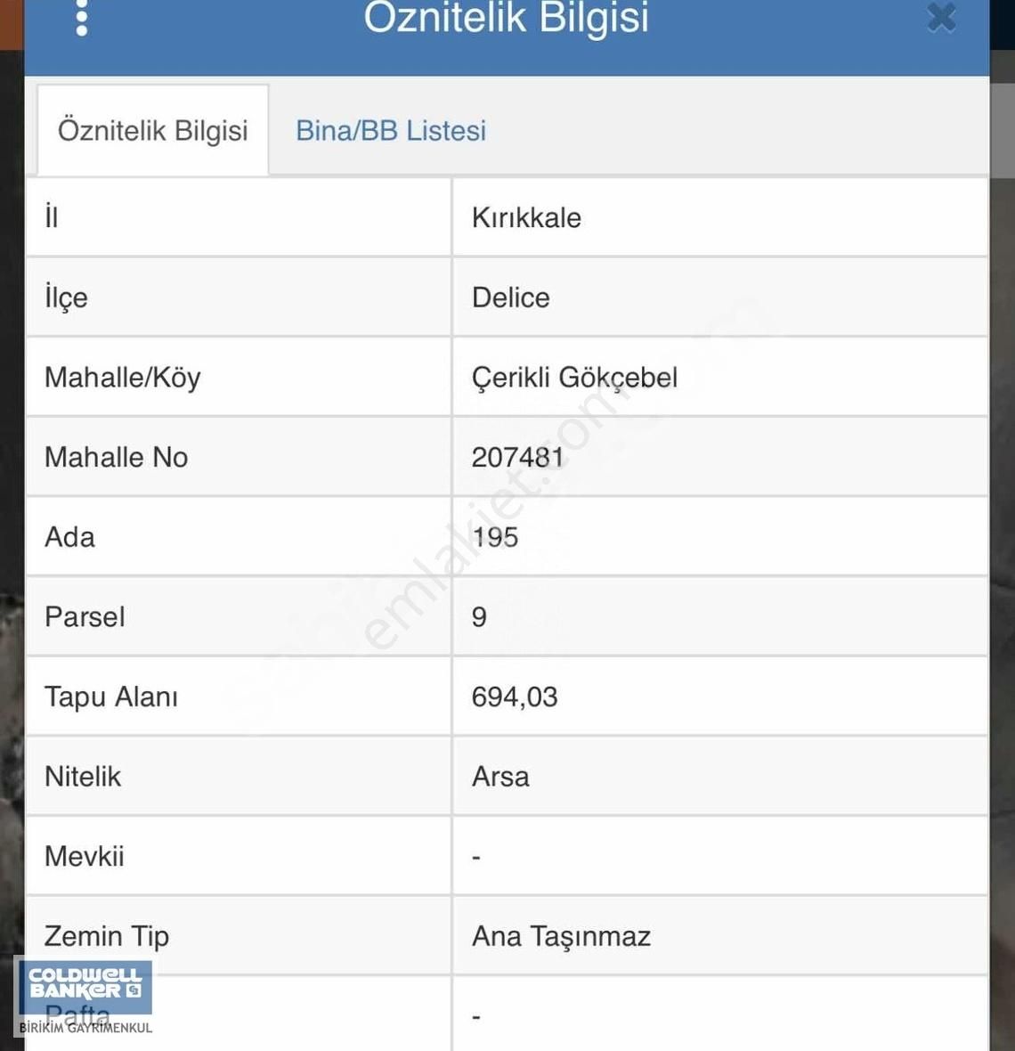 Kırıkkale Delice 4 Parsel 3.332 M2 15 Kat İmarlı