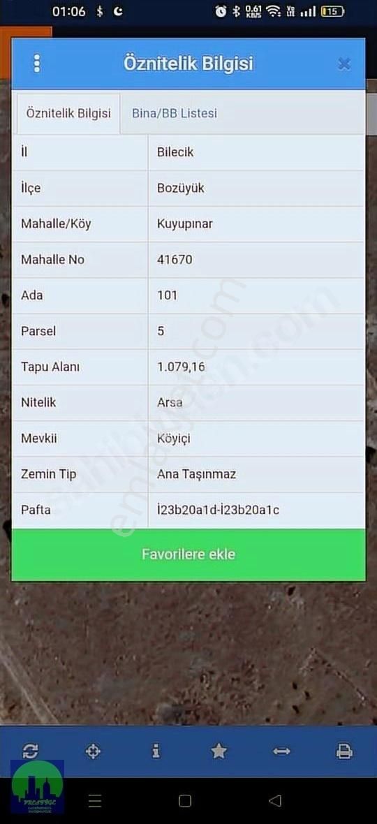 Kuyupınar Köyü İmarlı Fırsat Arsa