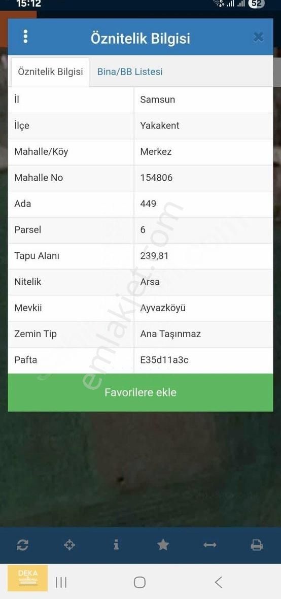 Deka Gayrimenkul'den Yakakentte Satılık 240m2 Villa İmarlı Arsa