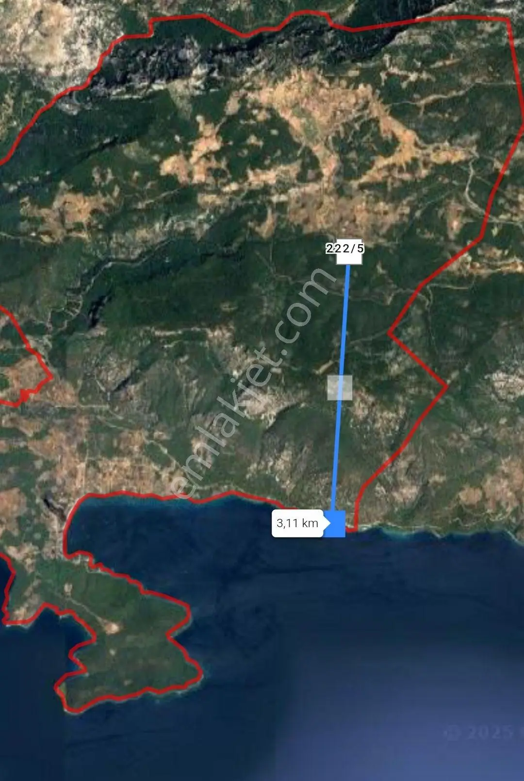 Muğla Sarnıç Satılık 819m2 Tarla - Görsel 4