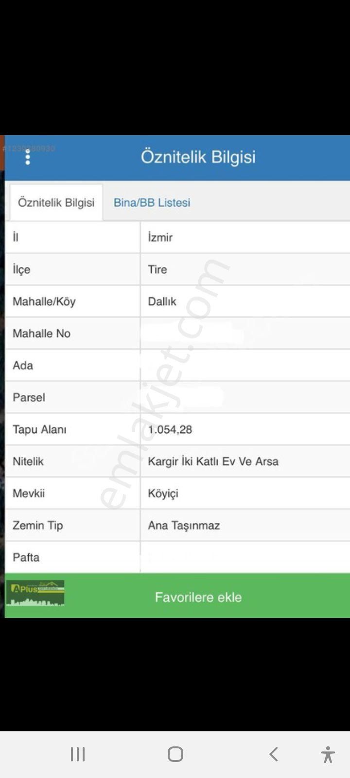 Mor Çiçek Emlak Tire Dallık Kargir Ev Ve Arsa - Görsel 17