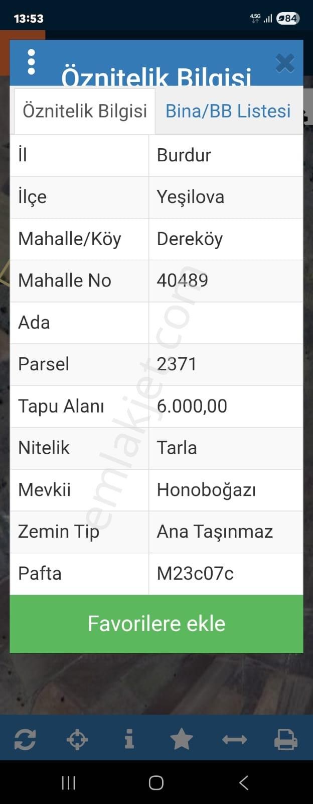 Yeşilova Dereköy De Akgöl Manzaralı Satılık Arazi - Görsel 2