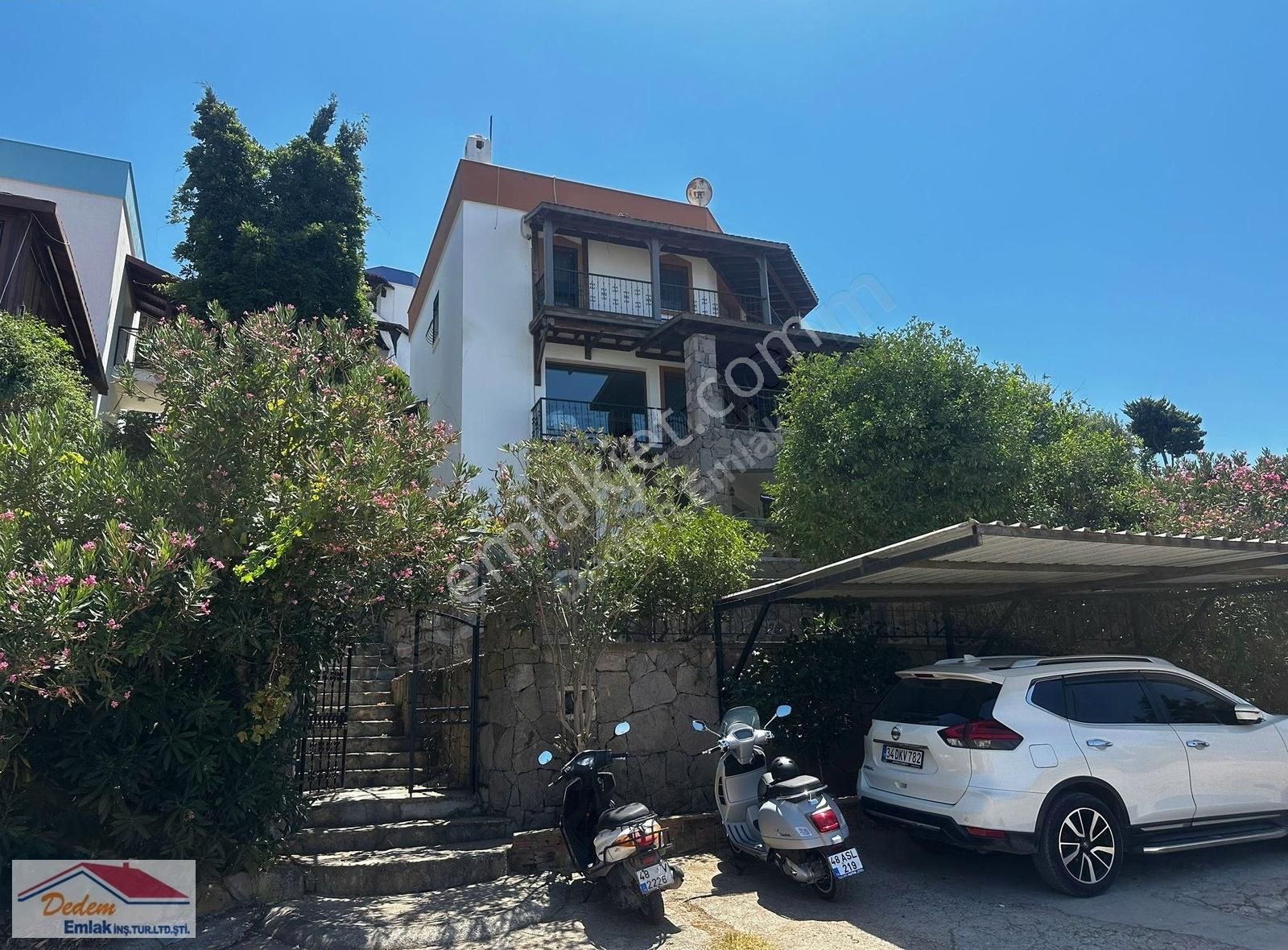 Gündoğan Merkezde Full Deniz Manzaralı 2+1 Bahçe Katı Daire - Görsel 34