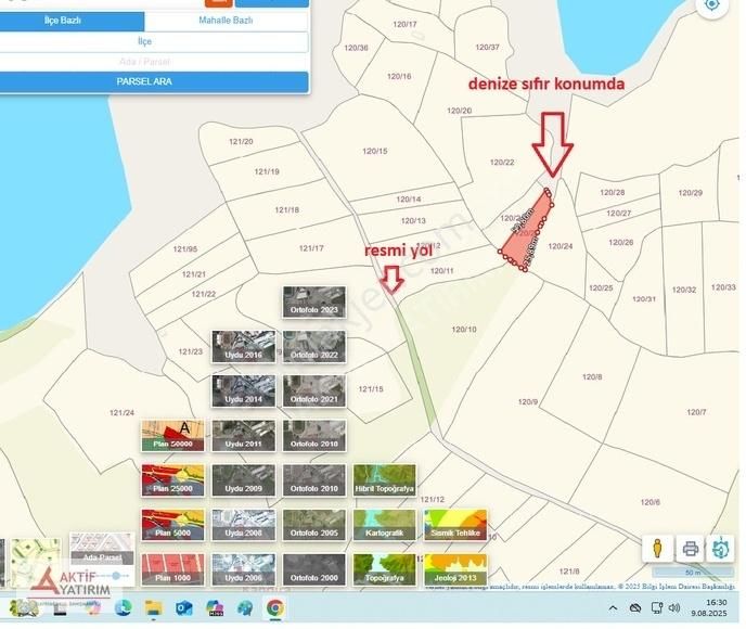 Bağırganlı'da Denize Sıfır Konumda 638 M2 Eşsiz Satılık Tarla - Görsel 22