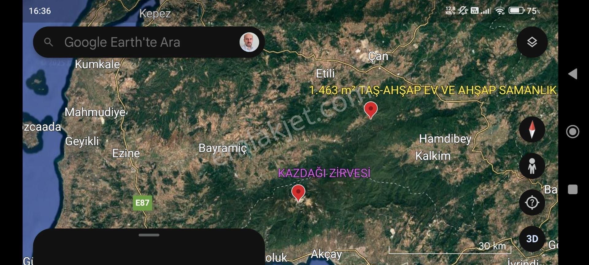 Taş Ev (ahşap) Ve 1.463 M² %40 2 Kat İmarlı Köy Arsası | Kazdağı Manzaralı Eskiyayla, Çan/çanakkale - Görsel 20