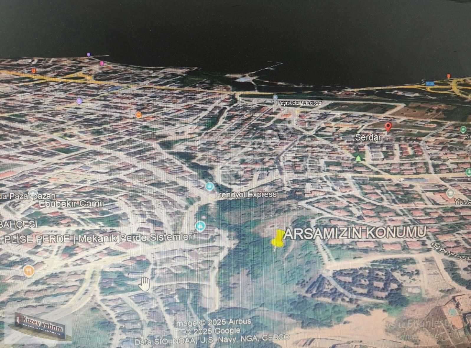 Başiskele Serdar Mah Eşsiz Parsel Satılık 18 Bin 250 M2 Arsa