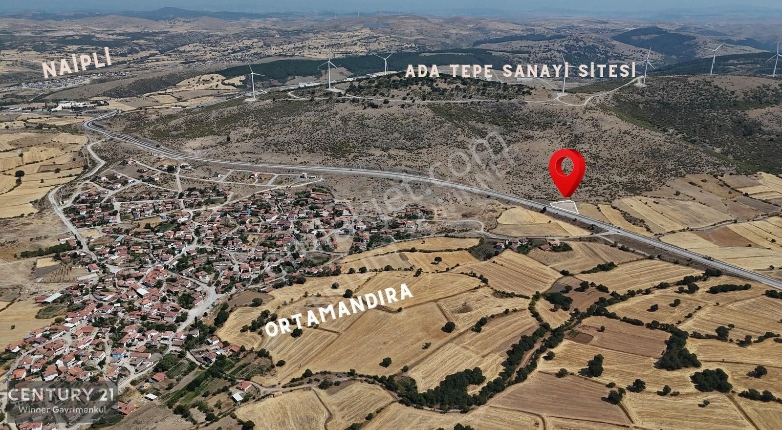 C21 Winner Ortamandıra'da Ana Yola Cephe Yatırımlık Tarla