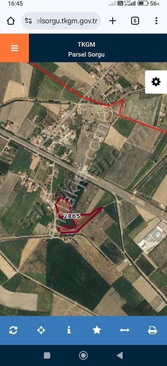 Satılık Yahyalı Yol Üstünde Arsa Vasfında Tarla