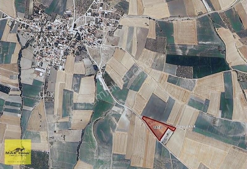 Akçapınar Köy Yoluna Çift Cepheli 16.541 M2 Satılık Tarla S2845