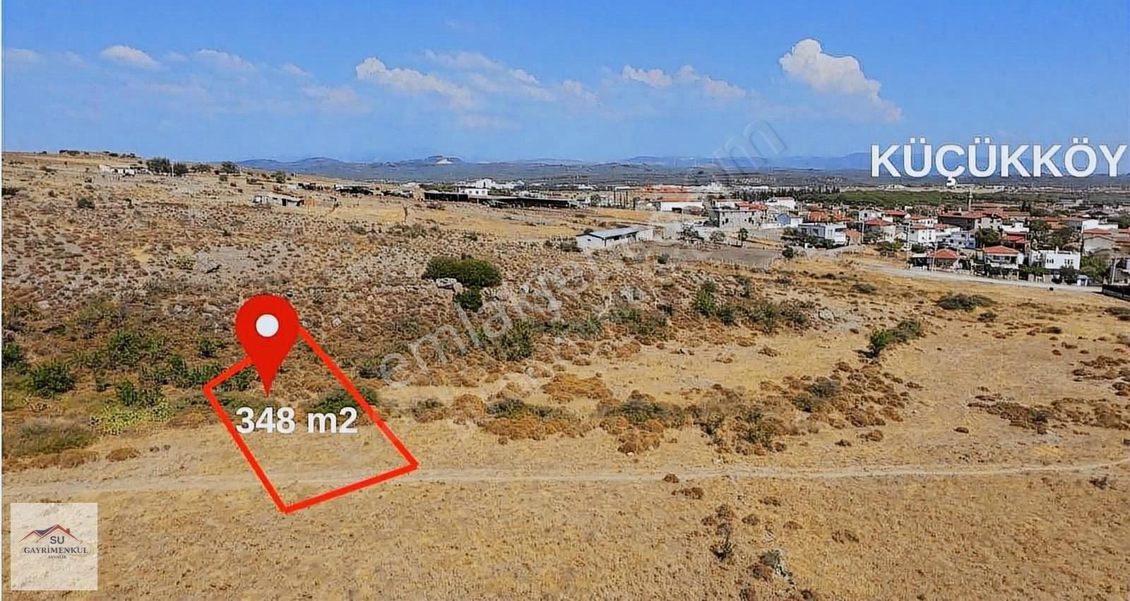 Ayvalık Su Gayrimenkul'den Küçükköy De 348 M2 Yatırımlık Arsa - Görsel 3