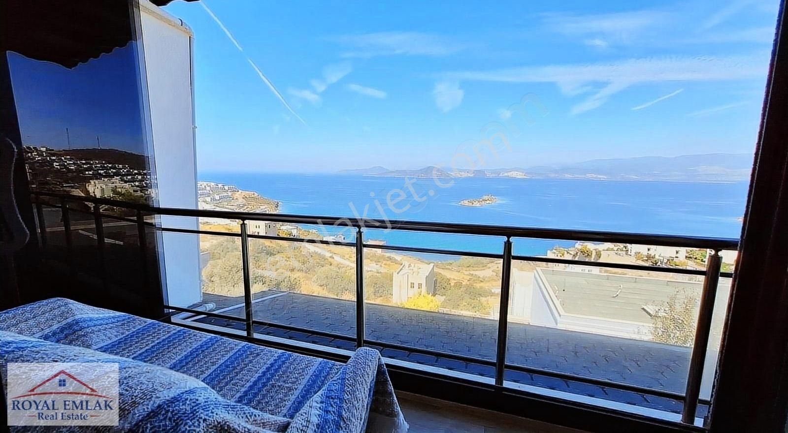 Muğla Adabükü Panoramik Deniz Manzaralı Satılık Villa - Görsel 3