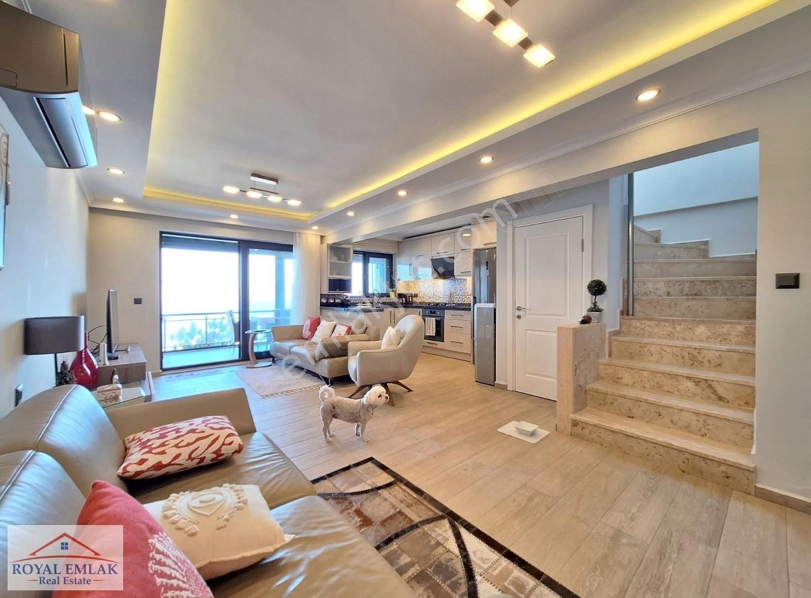 Muğla Adabükü Panoramik Deniz Manzaralı Satılık Villa - Görsel 4