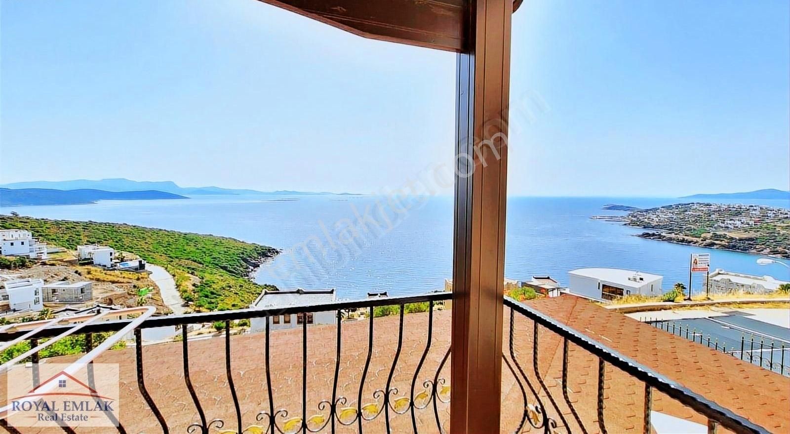 Muğla Boğaziçi Panoramik Deniz Manzaralı Satılık Villa - Görsel 22