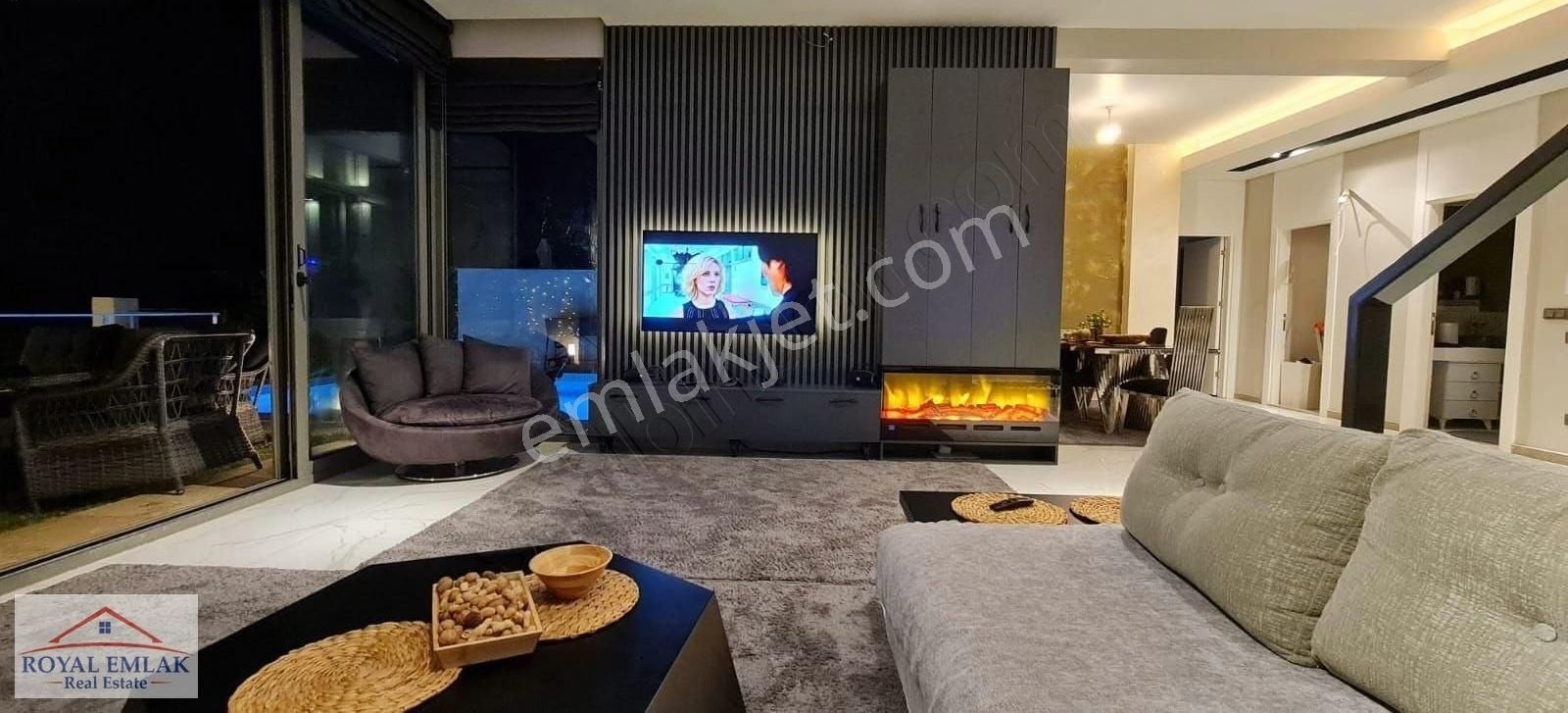 Muğla Adabükü Panoramik Deniz Manzaralı Satılık Lüks Villa - Görsel 22