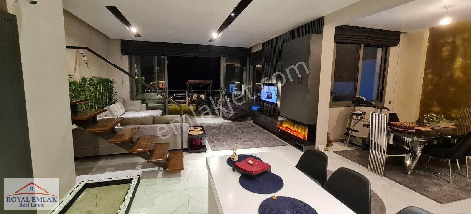 Muğla Adabükü Panoramik Deniz Manzaralı Satılık Lüks Villa - Görsel 23