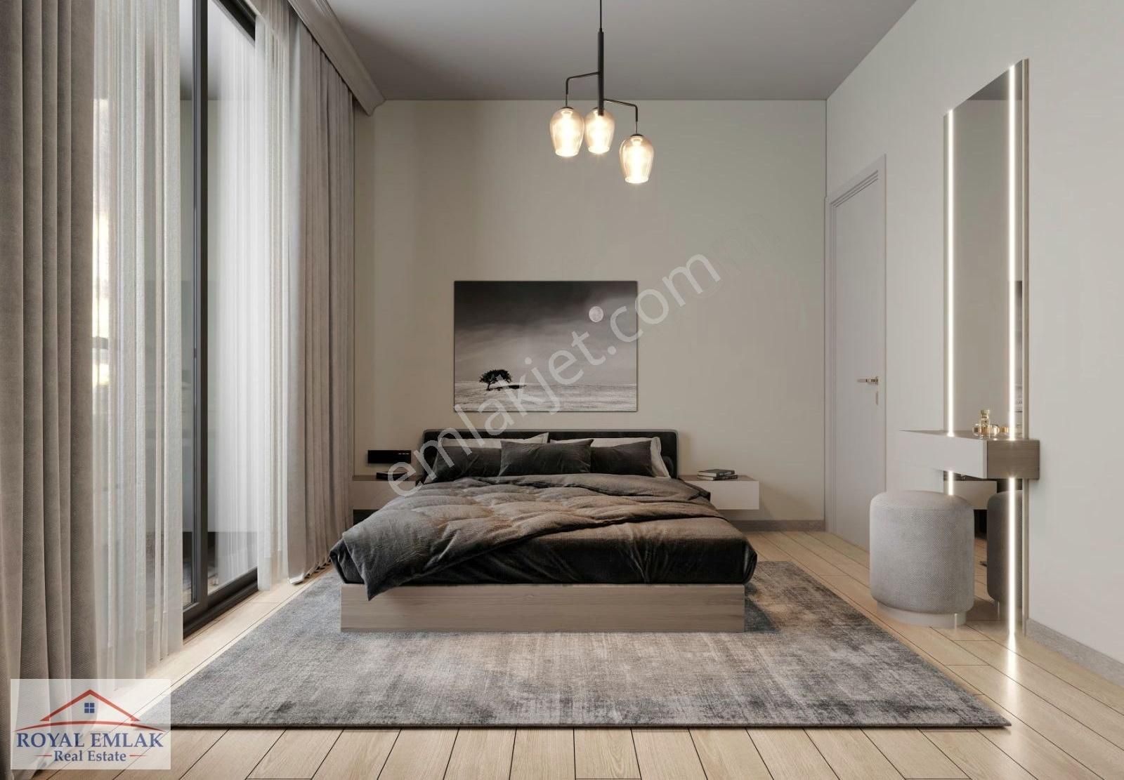 Muğla Dörttepe Havuzlu Site Deniz Manzaralı Satılık Yazlık Daire - Görsel 3