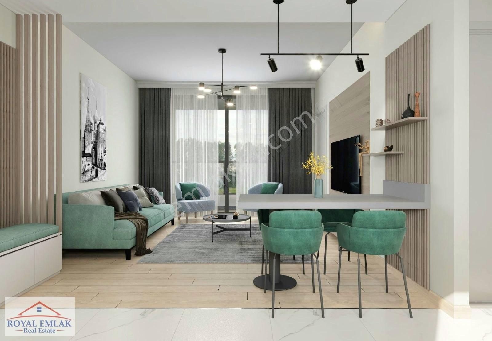 Muğla Dörttepe Havuzlu Site Deniz Manzaralı Satılık Yazlık Daire - Görsel 33