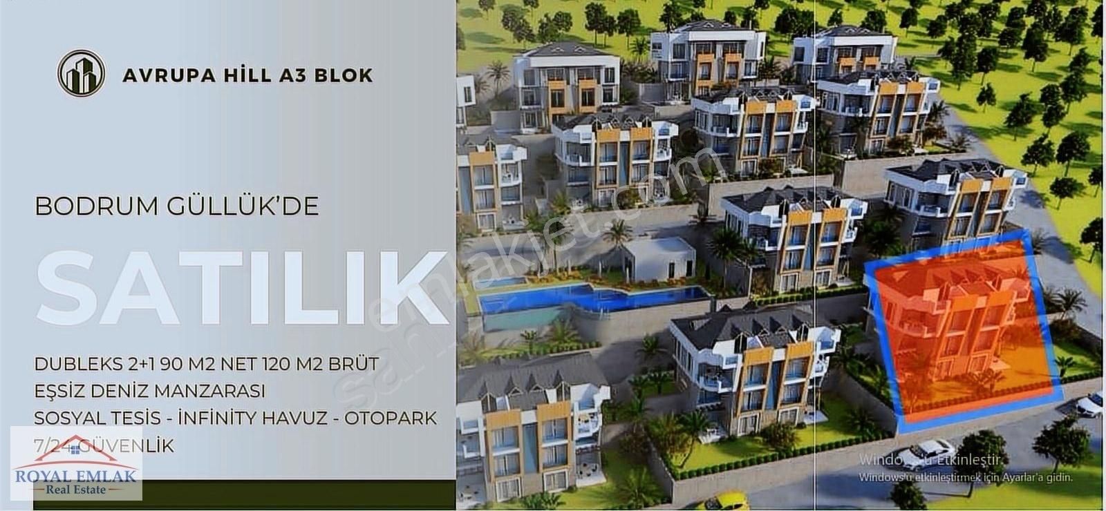 Muğla Güllük Satılık Sıfır Deniz Manzaralı Yazlık - Görsel 2