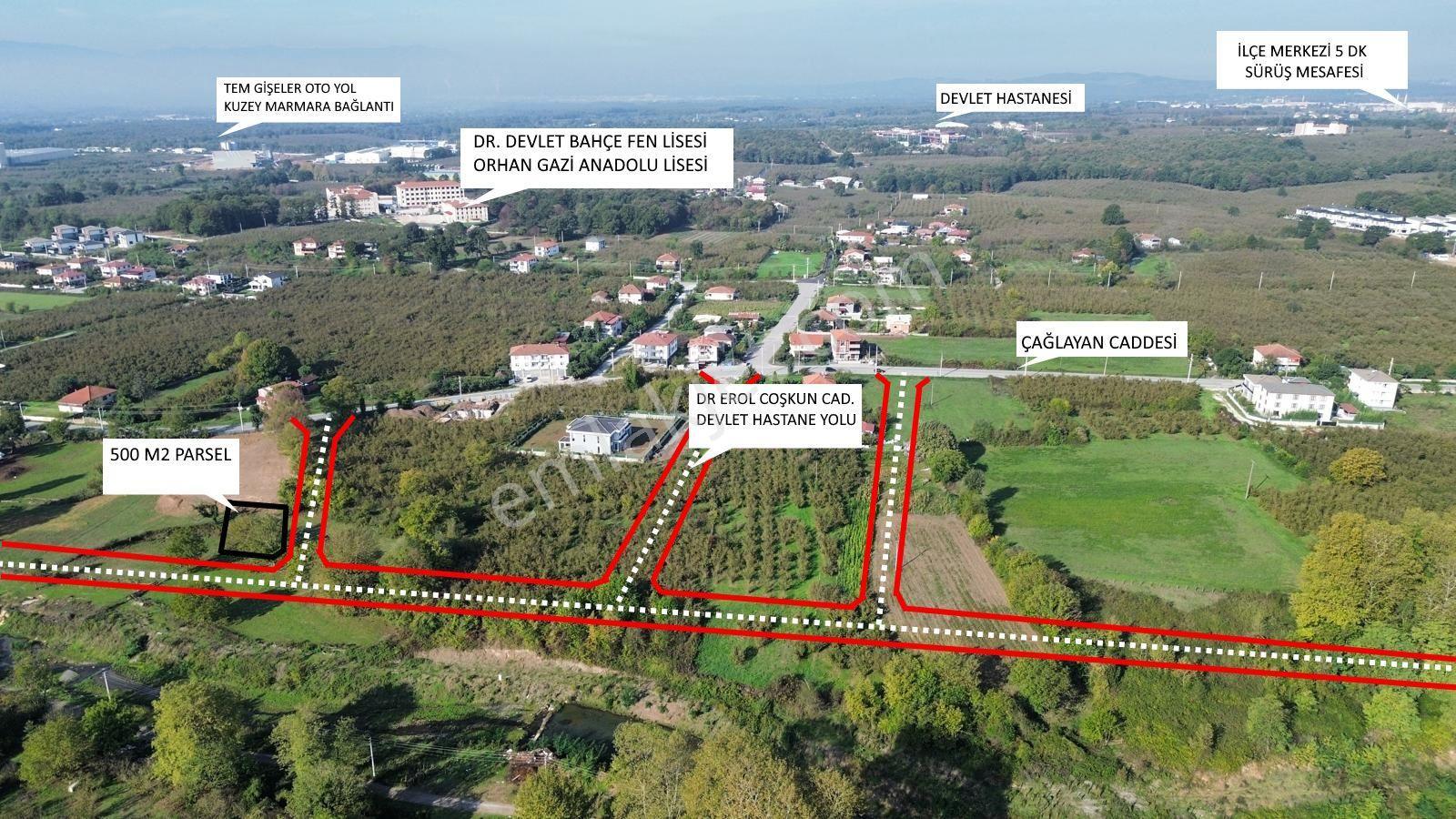 Esen Emlak'tan Sakarya Hendek Çağlayanda Konut İmarlı Parsel Uygun Fiyata.