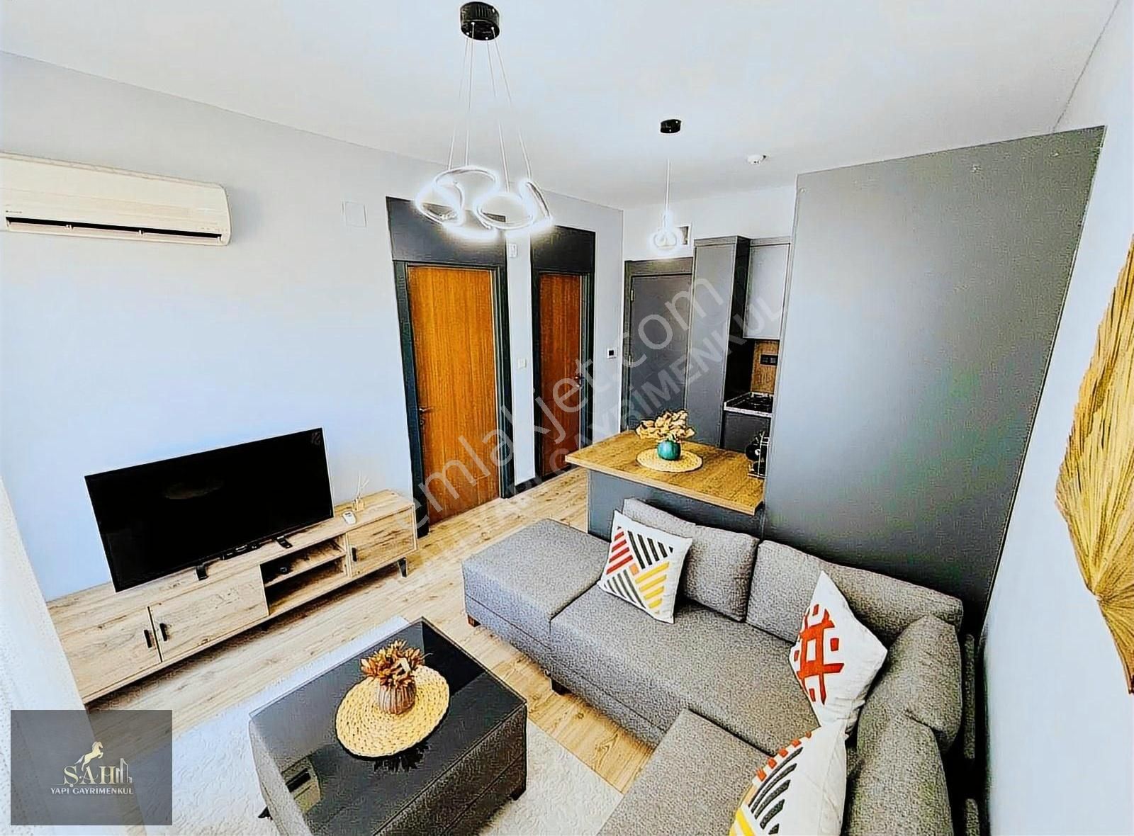 Şah Yapı'dan Merkezi Kon. Site İçi Lüx Eşyalı Satılık 1+1 Daire