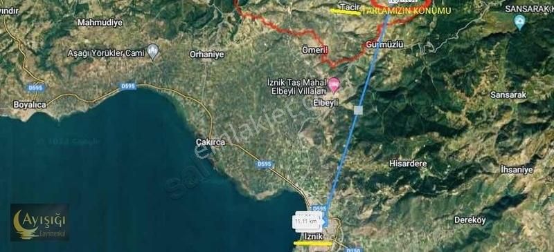 Bursa İznik Tacir Köyünde 8.700m² Satılık Meyve Bahçesi - Görsel 9